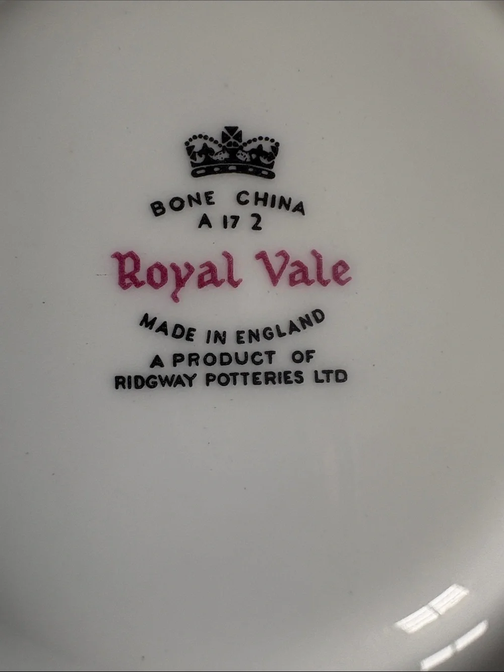 Vintage Royal Vale Floral Cottage Tea Cup & Saucer with Gold Trim